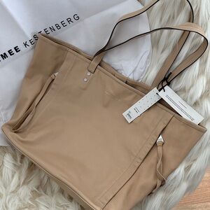 Aimee Kestenberg Beige Leather Tote